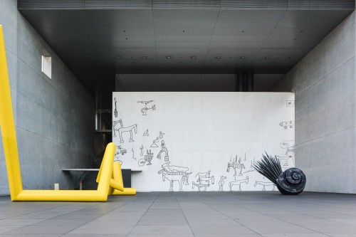 Le musée d'art contemporain de Marugame dans la préfecture de Kagawa sur l'île de Shikoku