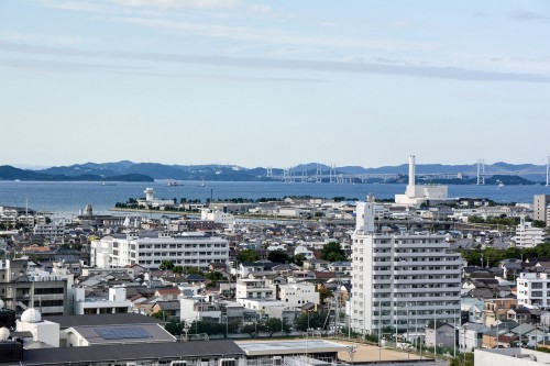 Le château de Marugame dans l'île de Shikoku, dans la préfecture de Kagawa