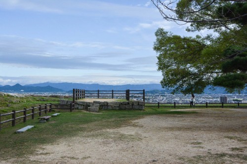 Le château de Marugame dans l'île de Shikoku