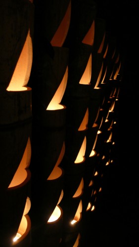 Festival des lanternes d'Ogi, Kiyomizu Take Akari, Saga, Kyushu, Automne