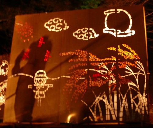 Festival des lanternes d'Ogi, Kiyomizu Take Akari, Saga, Kyushu, Automne