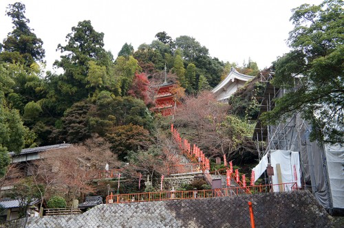 Chikubu-shima, Hikone, île sacrée, lac Biwa, Shiga, Pagode