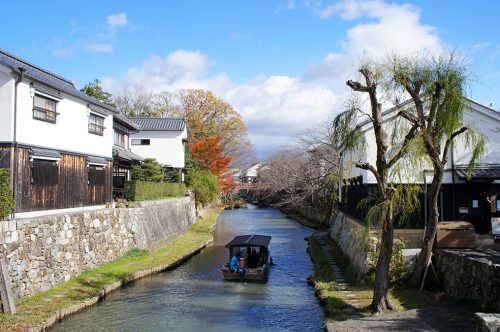 Omihachiman, ville historique au bord du lac Biwa