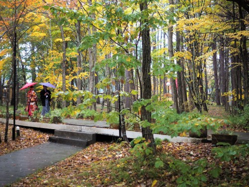 Karuizawa, montagne, nagano, shinkansen, automne, église Kogen
