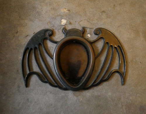 Ozu, quatier historique, shikoku, japon, ehime, garyu sanso, Poignée chauve-souris