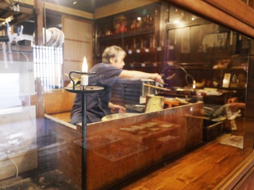 Artisanats d'Uchiko, Ehime, Shikoku, Cire japonaise, bougies