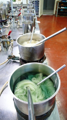 Kawashima Textile School, Kyoto, Tissu, Japon, Couleurs d'automne, teinture