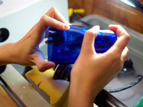 Edo-Kiriko, Tokyo, Artisanat, Verre gravé