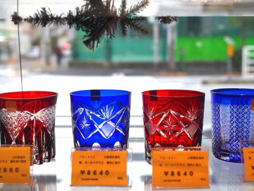 Edo-Kiriko, Tokyo, Artisanat, Verre gravé
