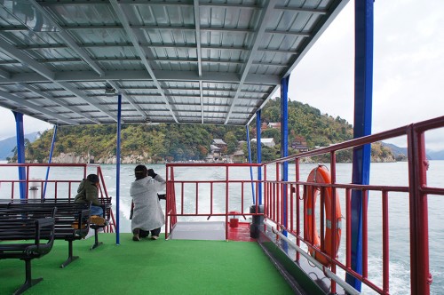 Chikubu-shima, Hikone, île sacrée, lac Biwa, Shiga