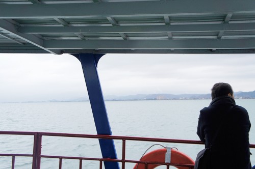 Chikubu-shima, Hikone, île sacrée, lac Biwa, Shiga, Bateau Chikubujima