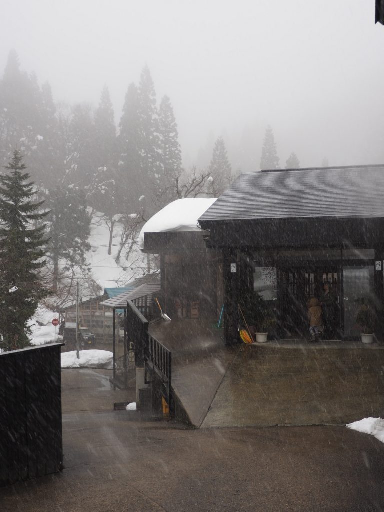 il neige dans la préfecutre de yuzawa