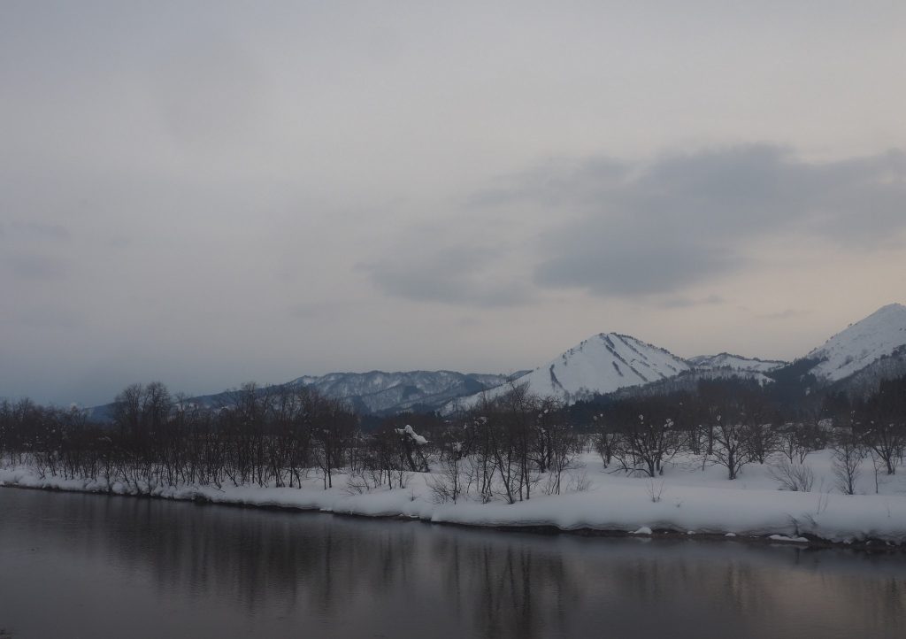 paysages enneigés au Japon dans la préfecture de Yuzawa