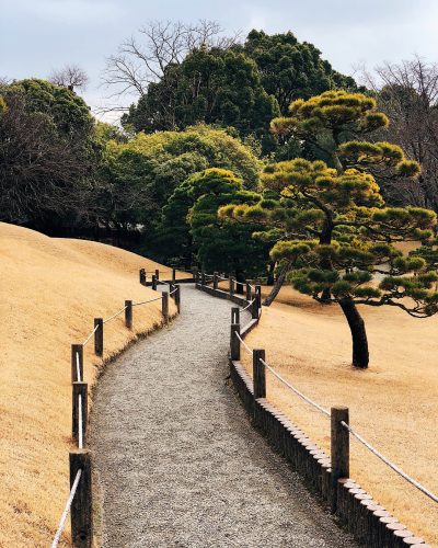 Parc Suizenji, jardin japonais, Kumamoto, Tokaido