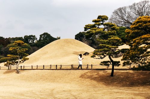 Parc Suizenji, jardin japonais, Kumamoto, Tokaido