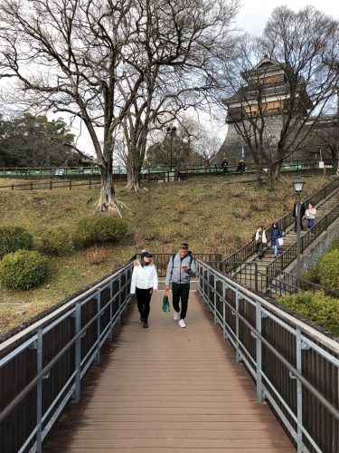Château de Kumamoto, travaux, Japon, Kyushu