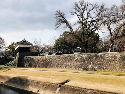 Château de Kumamoto, travaux, Japon, Kyushu