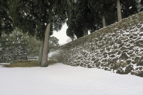 Hitoyoshi, mont Aso, Kumamoto, Japon, ruines du château