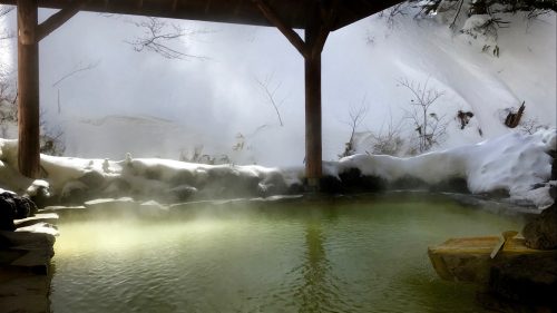 Manza Prince Hotel, Manza, Gunma, Station de ski, Japon, rotemburo