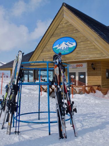 Kagura, Ski, Niigata, Naeba, Japon, Restaurant Alm