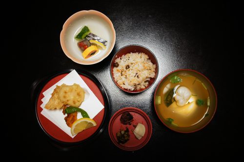 Ryokan Ebisuya, Enoshima, Japon, diner
