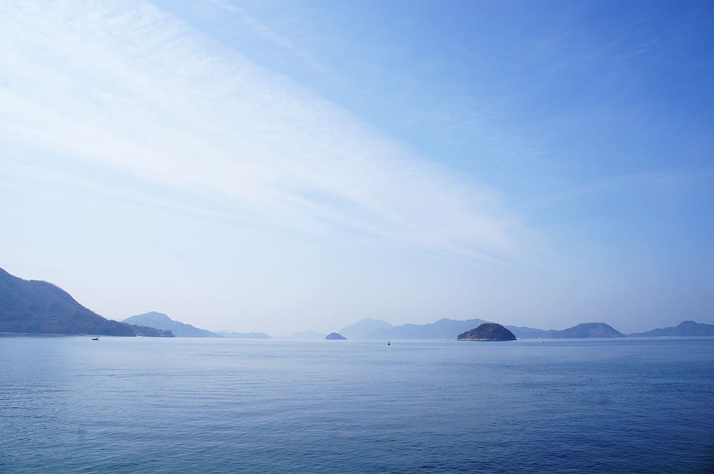 Vue sur la Mer Intérieure de Seto