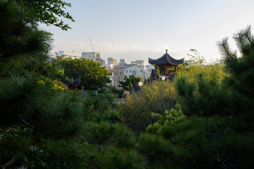 Vue de Naha dans la Préfecture d'Okinawa, Japon