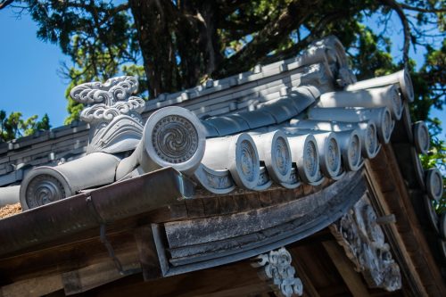 Architecture traditionnelle dans la ville de Saiki, préfecture d'Oita, Japon