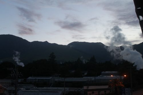 Ville thermale de Beppu, prefecture d'Oita, Japon