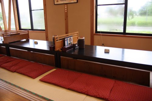 Restaurant Yumenzanmai, Îles de Goto, préfecture de Nagasaki, Kyushu, Japon