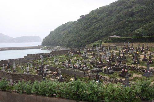 Cimetière de Kashiragashima, Îles de Goto, préfecture de Nagasaki, Kyushu, Japon
