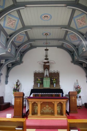 Église de Kashiragashima, Îles de Goto, préfecture de Nagasaki, Kyushu, Japon