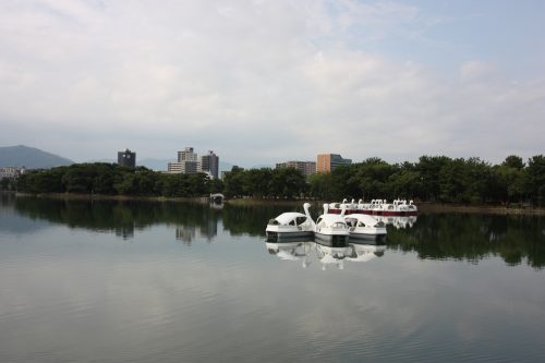 Parc Ohori à Fukuoka, préfecture de Fukuoka, Kyushu, Japon
