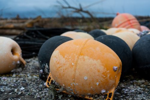 Matériel de pêche à Wakasa-Wada à Takahama, préfecture de Fukui, Japon