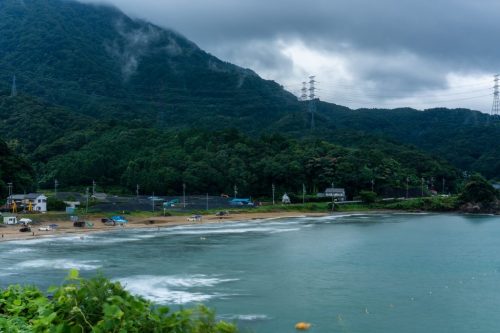 Plage Nabae à Takahama, Préfecture de Fukui, Japon
