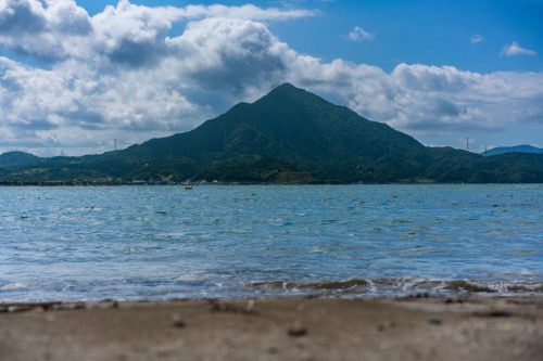 Plage Wakamiya à Takahama, Préfecture de Fukui, Japon