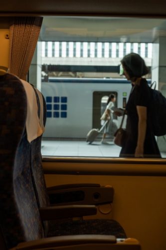 À bord du Hashidate Express pour se rendre à Takahama, Fukui, Japon