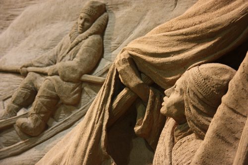 Musée du sable de Tottori, préfecture de Tottori, Japon