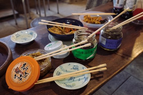 Fabrique de sauce soja dans le Quartier de Kajiyamachi à Hitoyoshi, préfecture de Kumamoto, Kyushu, Japon