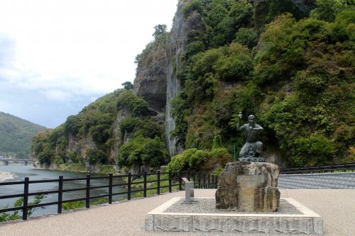 Les gorges de Yabakei dans le préfecture d'Oita, Japon
