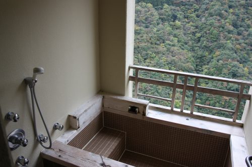 Hôtel Iya Onsen, vallée d'Iya, Tokushima, Shikoku, Japon