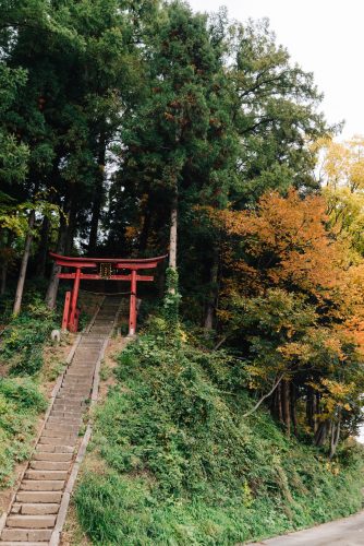 La petite Kyoto d'Iiyama, village de Kosuge, près d'Iiyama, préfecture de Nagano, Japon