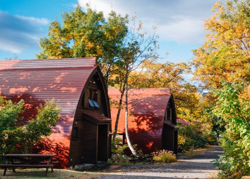 Cottages du Nabekura Kogen Mori no Ie, à Iiyama, préfecture de Nagano, Japon