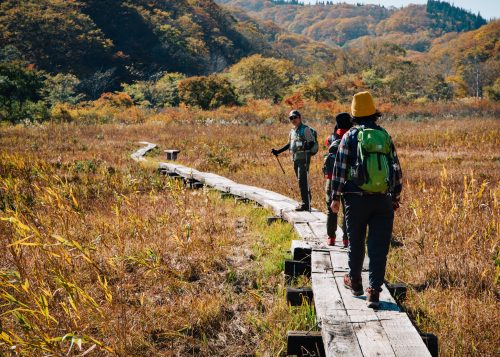 Randonnée sur le Shin-etsu Trail, Préfecture de Nagano, Japon