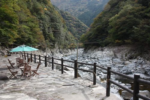 Iya Onsen Hotel, vallée d'Iya, préfecture de Tokushima, Shikoku, Japon