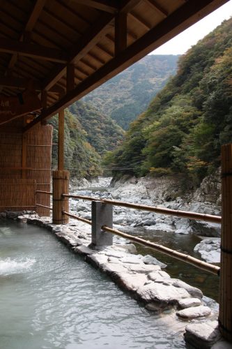 Iya Onsen Hotel, vallée d'Iya, préfecture de Tokushima, Shikoku, Japon
