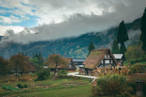 Le village de Gokayama, préfecture de Toyama, Japon