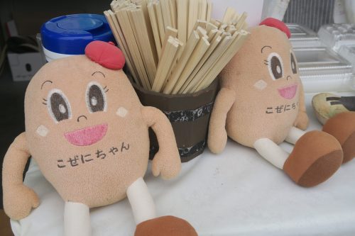 Stand de gelée frite à Gyoda, non loin de Kumagaya dans la préfecture de Saitama, Japon