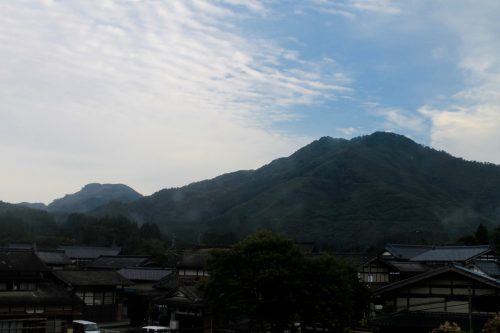Petit matin sur les hauteurs de Murakami, préfecture de Niigata, Japon
