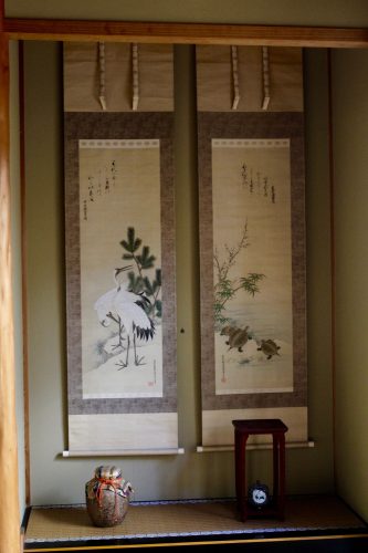 Maison traditionnelle au festival Machiya Byobu de Murakami, préfecture de Niigata, Japon